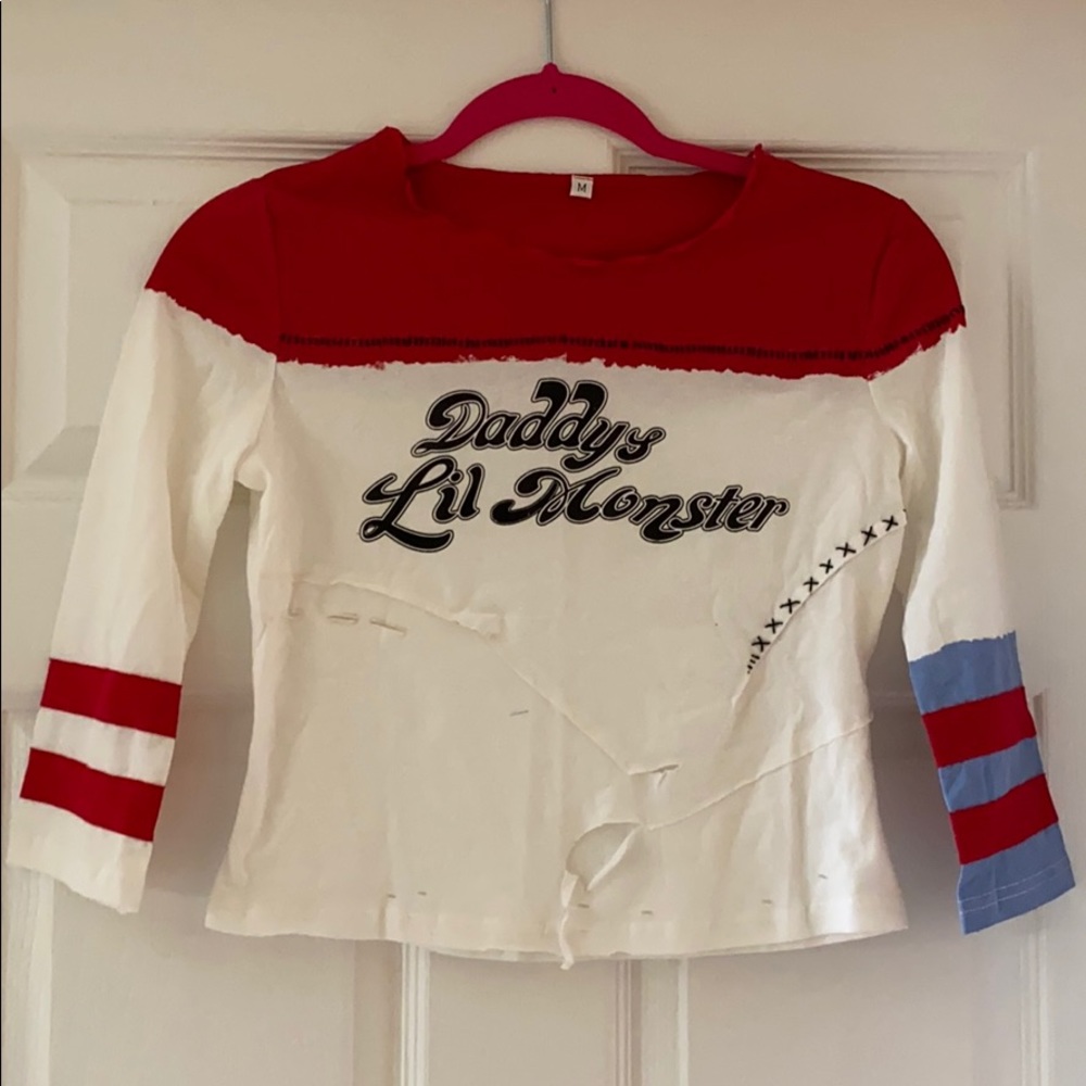 Harley Quinn T-shirt costume